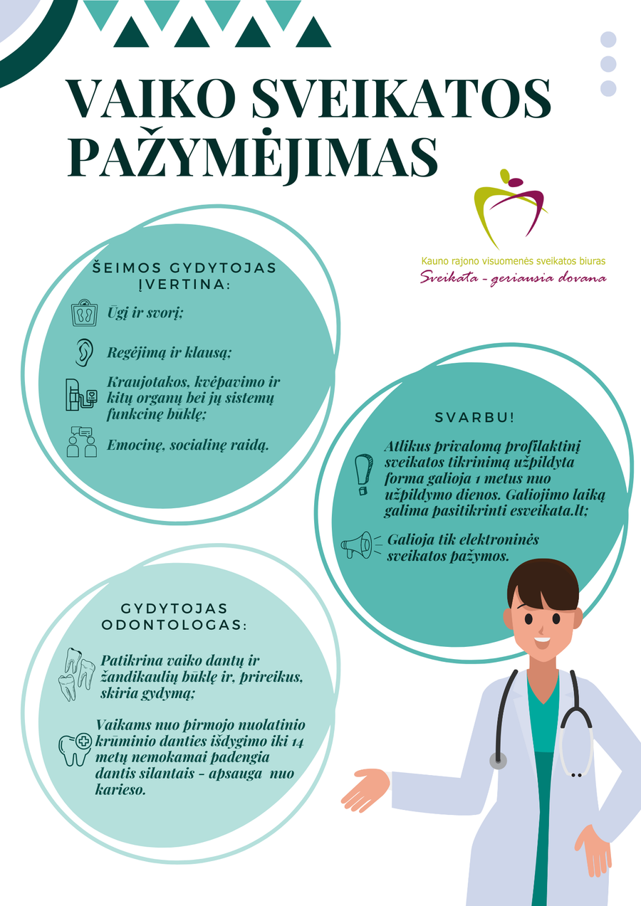 Vaiko sveikatos pažymėjimas