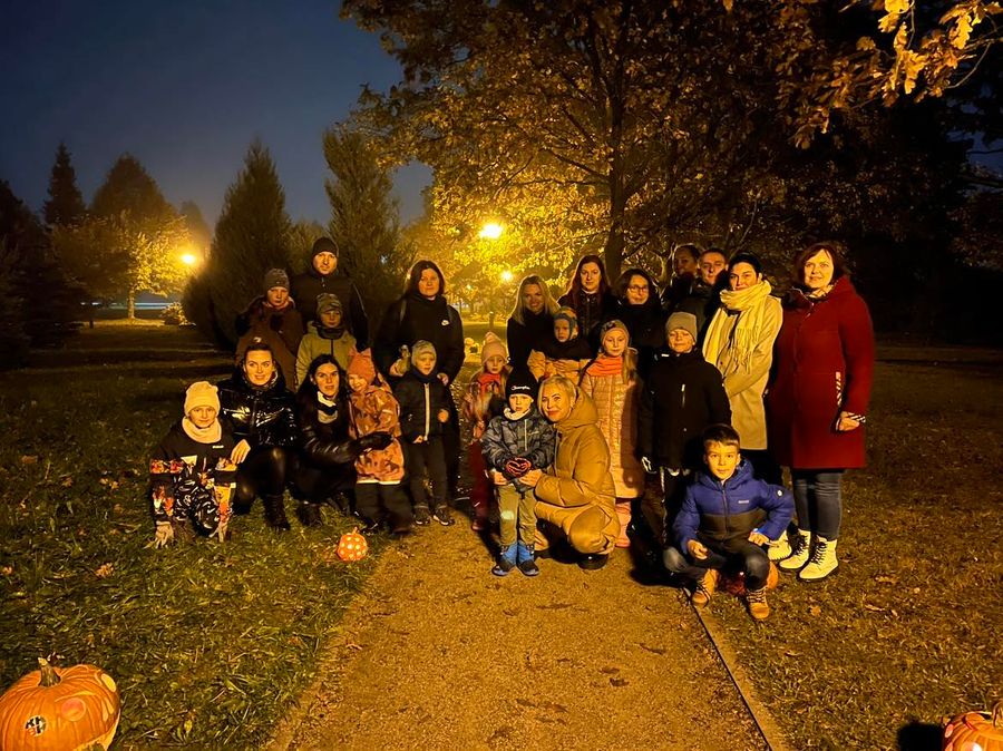 Akcija „Papuoškime parką skaptuotais moliūgais“