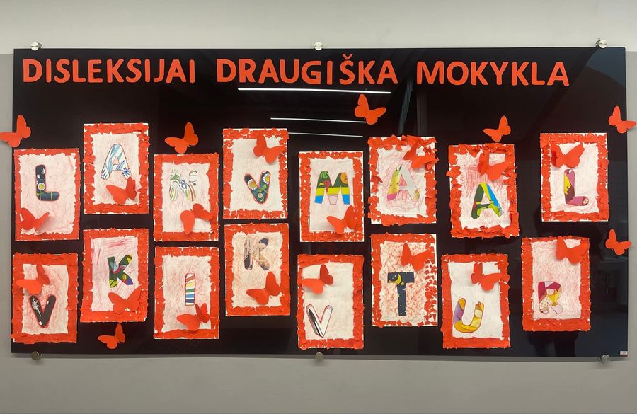 Disleksijos pažinimui skirti renginiai